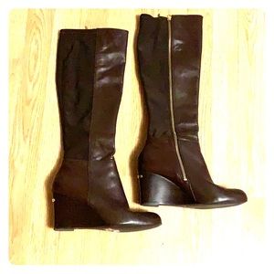 Michael Kors Brown Leather Boots